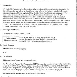 September 18, 2024 Approved Minutes