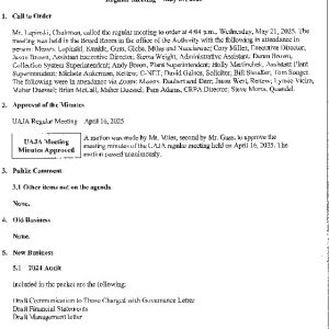 Icon of May 21, 2025 Approved Meeting Minutes