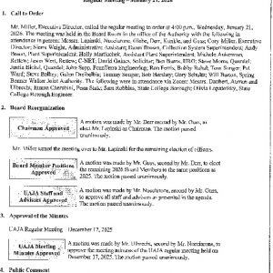 Icon of January 21, 2026 Approved Meeting Minutes