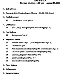 Icon of August 17, 2022 Meeting Packet