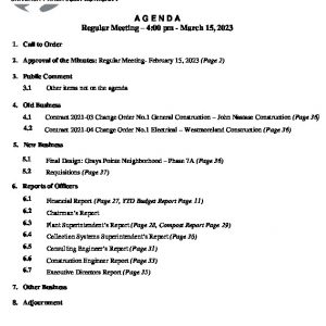 March 15, 2023 Meeting Packet