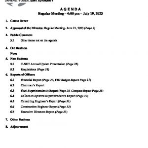 July 19, 2023 Meeting Packet